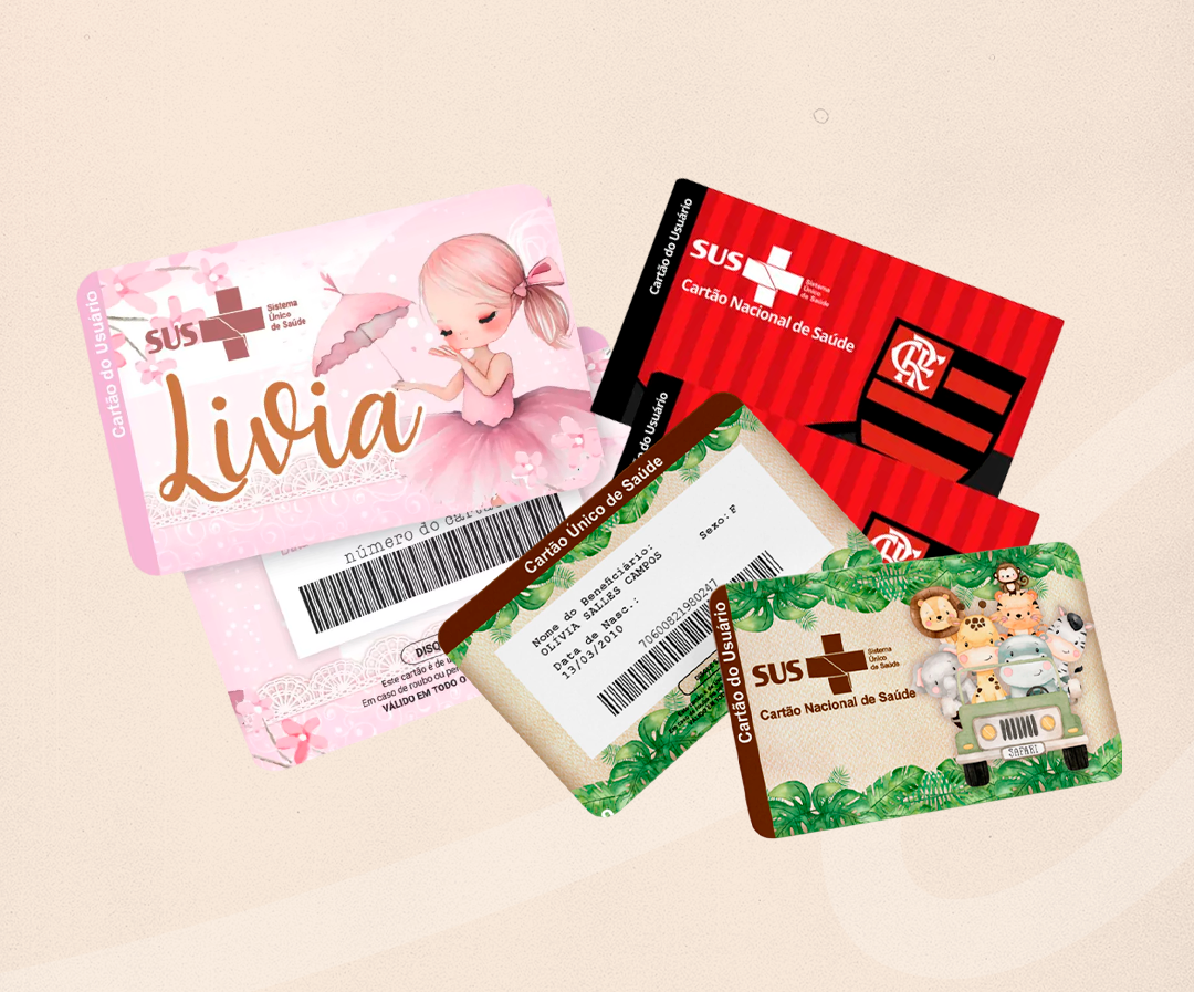 Cartão SUS Personalizado — referência 1
